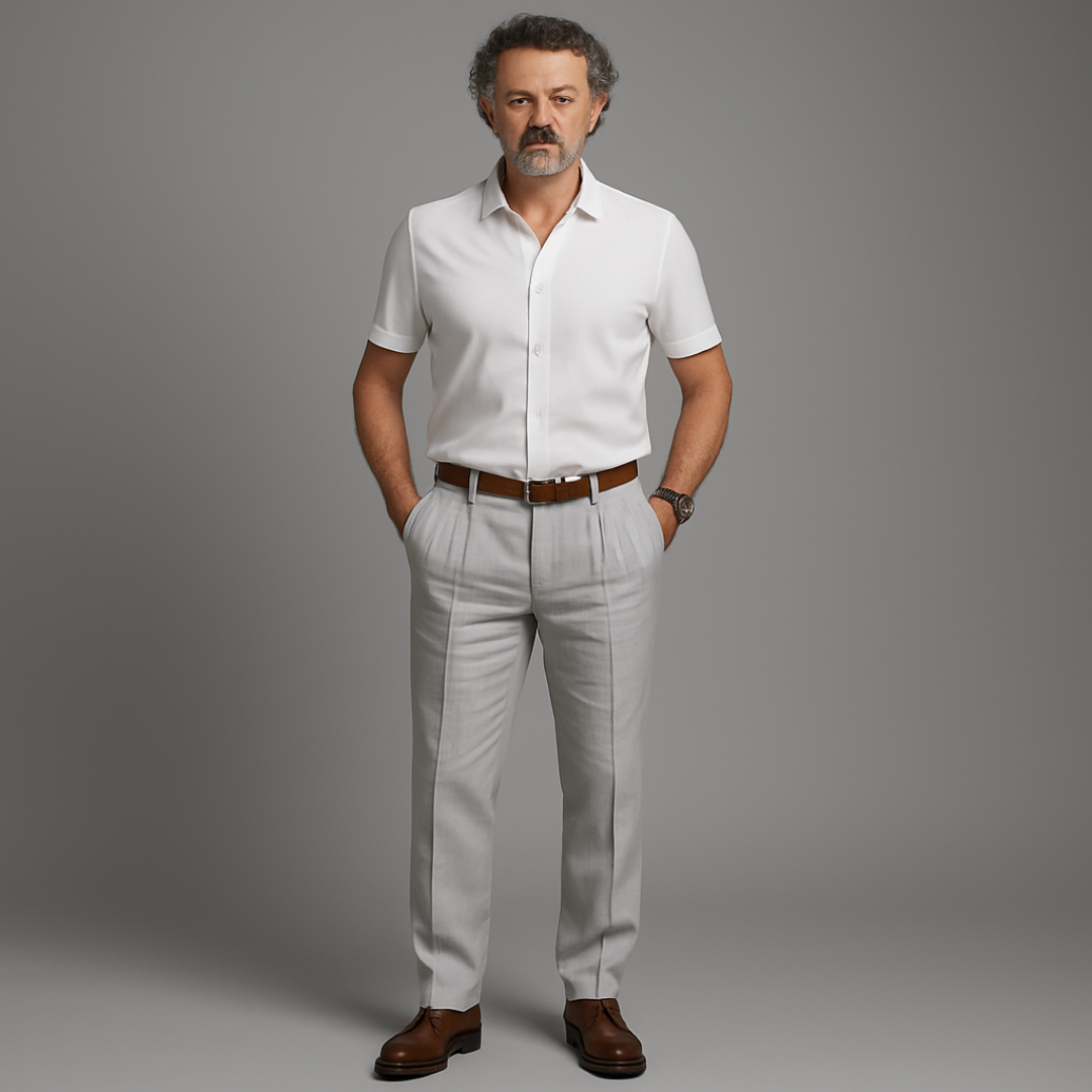 Pánské retro volnočasové kalhoty | Stylové